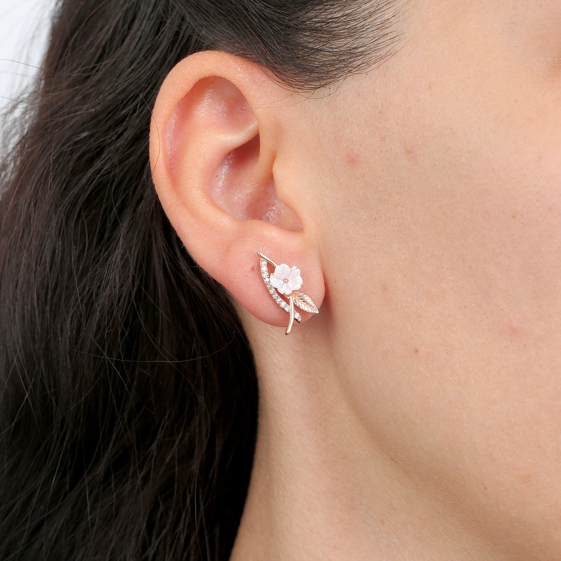The Whispering Vine Set In Rose Gold