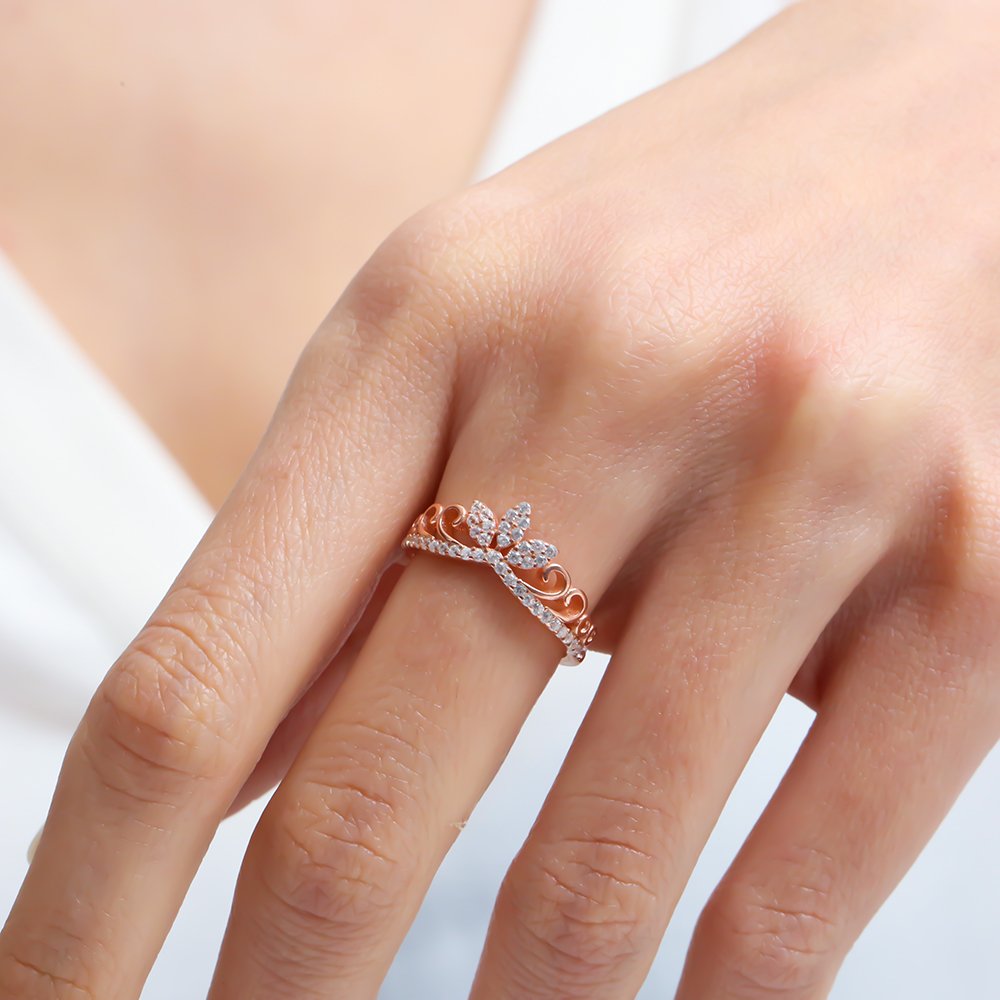 Sparkling Tiara Band – Rose-Gold