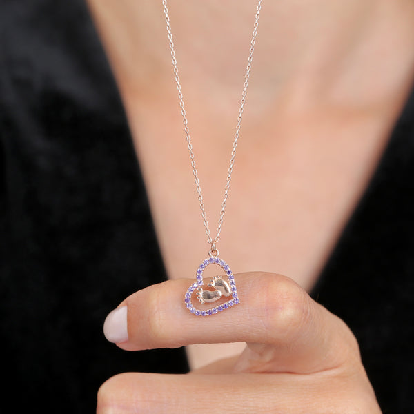 Embrace of Love Necklace in Rose Gold
