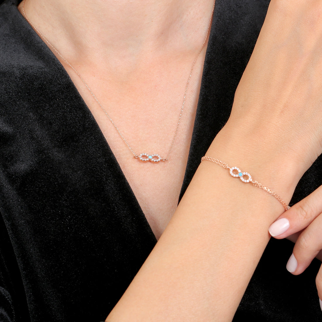 Forever & Always Set In Rose Gold