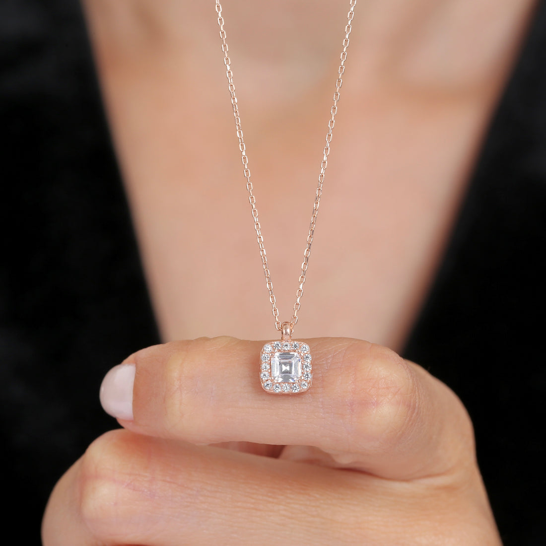 The Timeless Sparkle Set In Rose Gold